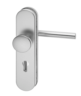 Alu-Schutz-Wechsel-Garnitur, ES-1 Serie Logo, ovales Langschild 12mm, 72 PZ, 8mm VKT, TS=35-45mm, 108/K7, 9743Z/K7