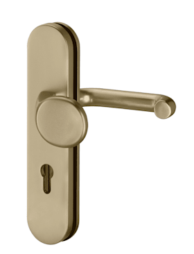 Alu-Schutz-Wechsel-Garnitur, ES-1 Serie Logo, ovales Langschild 12mm, 92 PZ, 10mm VKT, TS=65-75mm,103/K2, 9753H/K2
