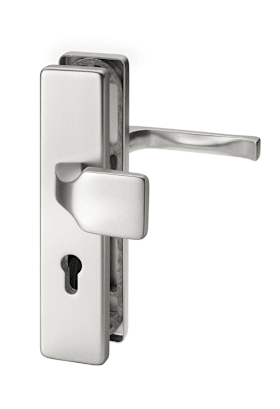 Alu-Schutz-Wechsel-Garnitur, ES-0 Serie Lana, kantiges Langschild 12mm, 72 PZ, 8mm VKT, TS=35-45mm, 137/K1, 9756Z/K1