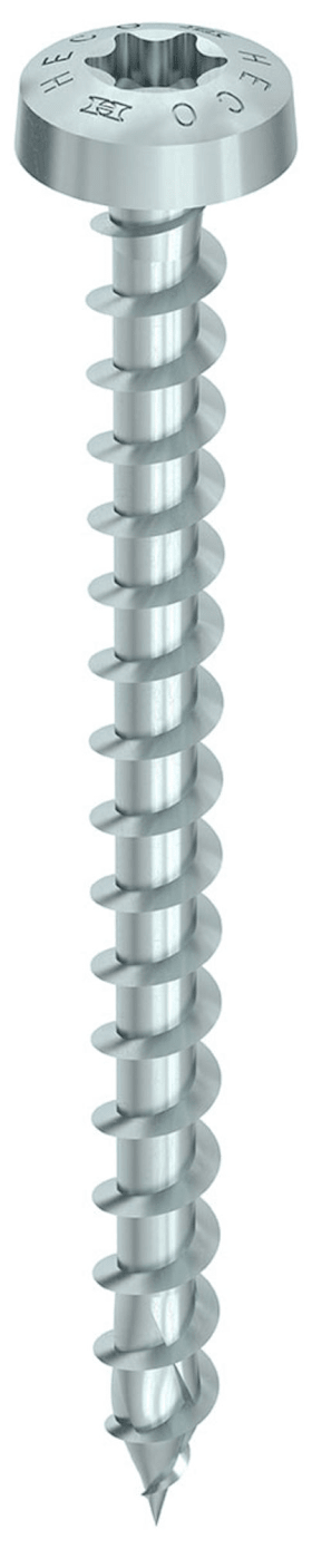 HECO-TOPIX-plus 5 x 16, Rundkopf, T-20, VVG, A3K, 500 Stück