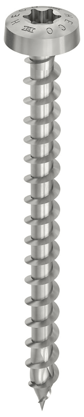 HECO-TOPIX-plus A2 5 x 30, Rundkopf, T-20, VVG, 200 Stück