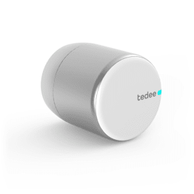 tedee smartes PRO Türschloss mit App-Steuerung und HomeKit-Integration, Aluminium, leise