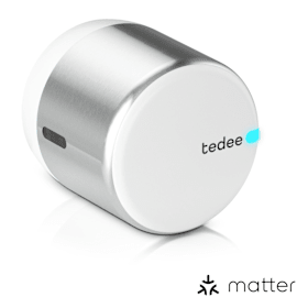 tedee Smartes Türschloss GO 2 Aluminium Silber mit App-Steuerung