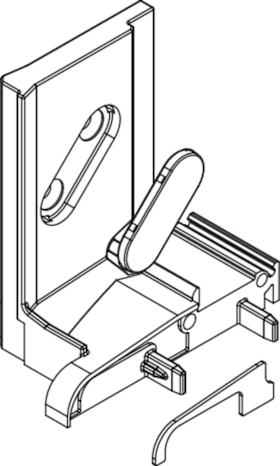 Roto Schwellenhalter Eifel 75TB,Energeto AD,RAL 7004