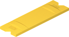 Roto Verglasungsklotz GL-B Kunststoff weiß 100x28x1 mm zum Klemmen mit Stegsystem und Bremsmembran