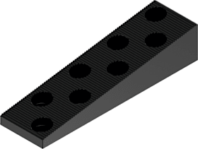 FT-Montagekeile,L 80mm,B 22mm,S 16mm, Kunststoff schwarz