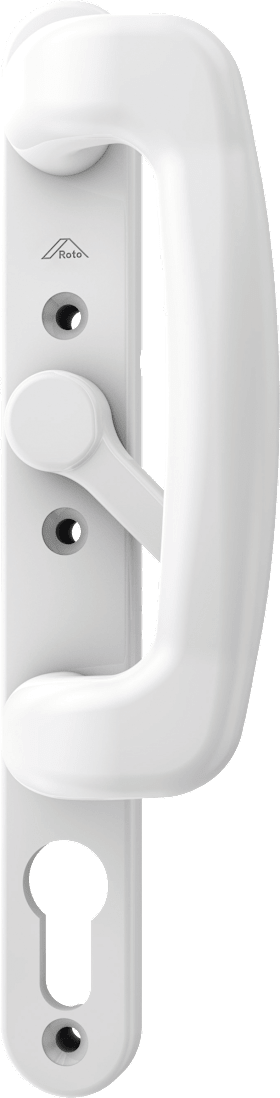 Roto Fenstergriff InlineSliding,abschl.,PZ,7mm,m.Logo,grau