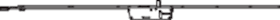 ROTO Anschlussstulp C500,600/H600,1CB,F16x600ktg,silberfarbig