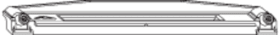 PSK-Beutel Steuerplatten, unt., Patio Alversa, DIN Links-Rechts, zum Anschrauben