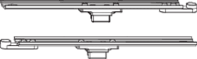 Parallelschiebekipp-Schnäpperschiene, Patio Alversa, DIN Links-Rechts, Stahl
