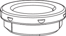 218P/ROLLENBAND SOLID B 318P FLÜGELBUCHSE WEISS VE24 (2029070)