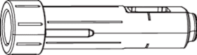 ROLLENBAND SOLID B 222P RAHMENBUCHSE SCHWARZ VE24 (2029081)