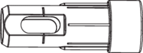 ROLLENBAND SOLID B 322P RAHMENBUCHSE OBEN WEISS VE24 (2029082)