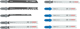 Bosch Professional Stichsägeblatt Set Wood and Metal Basic, 10-tlg.
