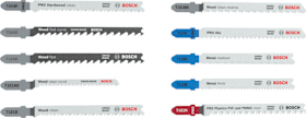 Bosch Professional Stichsägeblatt Set Multi Material, 10-tlg.