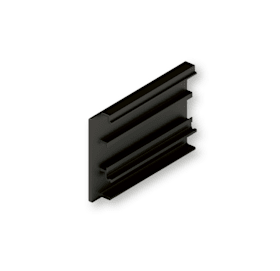 Hawa Blendenendstück-Set Junior 80/100 B, 53 mm, schwarz eloxiert