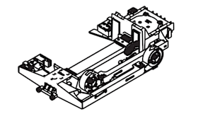 Hawa Einschiebeeinheit Concepta III 25/35 Push rechts Schwenk- und Drehschiebetürsystem