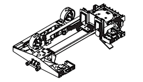 Hawa Einschiebeeinheit Folding Concepta III 25 Push links Falttürsystem
