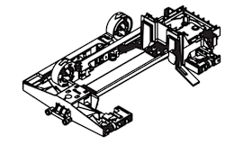 Hawa Folding Concepta III Einschiebeeinheit für Schiebe- und Falttürsysteme links