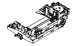 Hawa Einschiebeeinheit Folding Concepta III 20 Push, rechts, Schiebe- und Falttürsystem