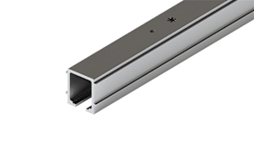 Hawa Laufschiene Junior 80/100 Deckenmontage Aluminium eloxiert gelocht 2500 mm