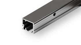 Hawa Laufschiene Wandmontage Aluminium eloxiert gelocht