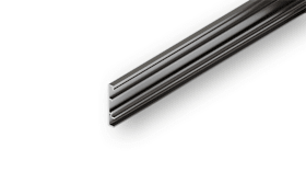 Hawa Clip-Blende Aluminium eloxiert für Laufschiene Junior 80/100 B 4000 mm
