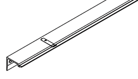 Hawa Connector oben links 788 mm für Schwenk- und Drehschiebetürsysteme