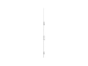 KFV Mehrfachverriegelung Automatik Verriegelung hell verzinkt Softlockfalle T0 24 mm Flachstulp