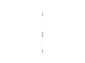 KFV Mehrfachverriegelung schlüsselbetätigt SKG 2 Silber RAL 9007 Softlockfalle T0