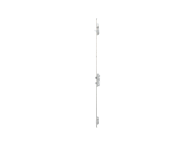 KFV Mehrfachverriegelung schlüsselbetätigt Softlockfalle U-Stulp 6x24x6 mm RAL 9007 silber