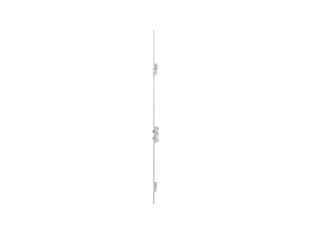 KFV Mehrfachverriegelung schlüsselbetätigt Softlockfalle T0 hell verzinkt 50/92/8 mm