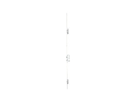 KFV Mehrfachverriegelung Automatik Verriegelung silberbeschichtet RAL 9007