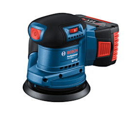 Bosch Professional Exzenterschleifer GEX 185-LI mit 18V 4,0Ah Akku im Handwerkerkoffer