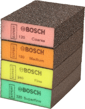 Bosch Professional Expert S471 Standard-Schleifblock 26x69x97 mm grob bis superfein, 20 Stück