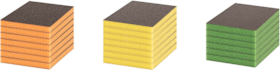 Bosch Professional Expert S473 Schleifschwamm Standard Pad 98x120x13 mm medium/fein/superfein 20 Stk.