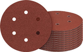 Bosch Professional Expert C430 Schleifpapier-Set 150 mm Körnung 40-180, 50-teilig