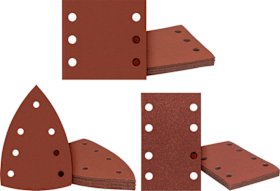 Bosch Professional Expert Schleifpapier-Set 45-teilig, verschiedene Körnungen und Größen