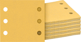 Bosch Professional Expert C470 Schleifpapier Set 115x107mm Körnung K60-K240, 50-teilig