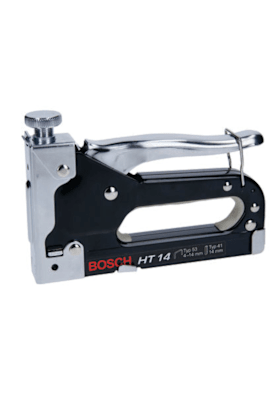Bosch Professional Handtacker HT 14, handliches Befestigungsgerät für präzises Tackern