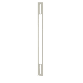 BKS Stulpunterlage aus Edelstahl 24x270x3 mm eckig, Schlosszubehör
