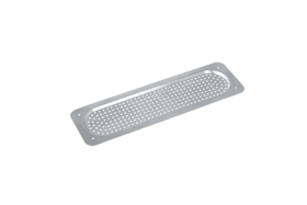Hoju-Beschlag Lüftungsgitter oval Edelstahl 160 x 48 mm