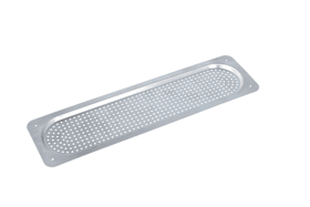 Hoju-Beschlag Lüftungsgitter oval Edelstahl 210 x 58 mm