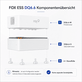 Fox ESS DQ6.6-S 6,62 kWh Erweiterungs-Batteriemodul
