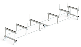 Reimpex Palettenunterwagen Pelet Maxi robust und langlebig für Werkbänke und Betrieb