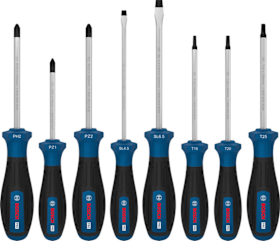 Bosch Professional Schraubendreher Set PH/PZ/SL/TX 8-teilig