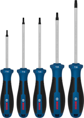 Bosch Professional Schraubendreher Set TX 5-teilig