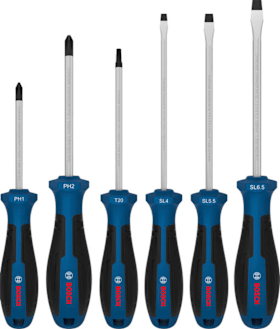 Bosch Professional Schraubendreher Set PH/TX/SL 6-teilig