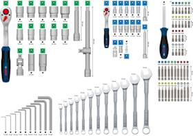 Bosch Professional Lochsäge HAND134-TLG Metallbearbeitung Set