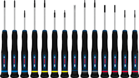 Bosch Professional Präzisionsschraubendreher Set PH/SL/TX/TH/H 14-teilig